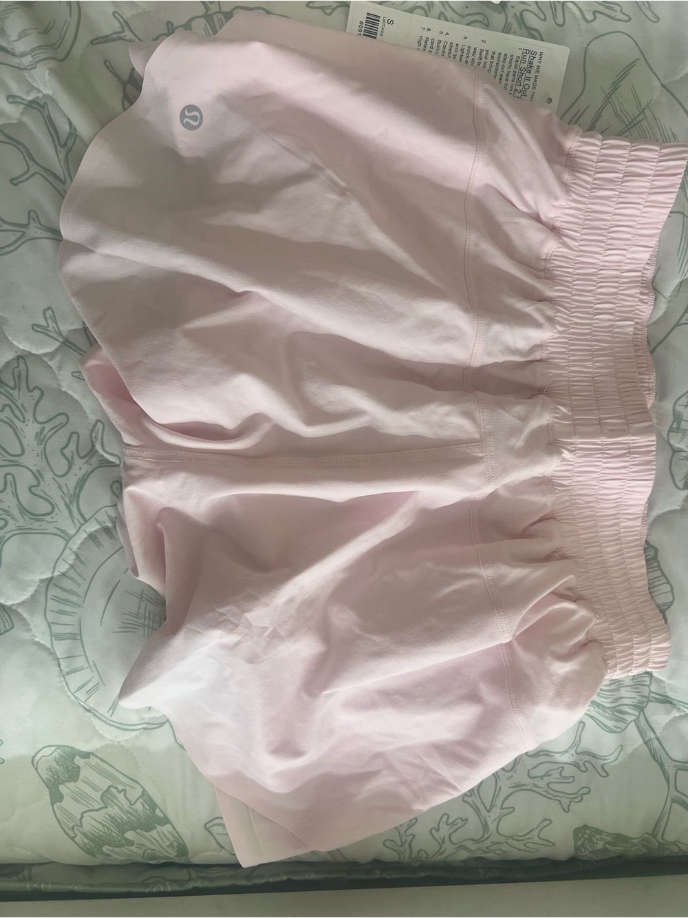 lululemon athletica Soft Pink Athletic Shorts